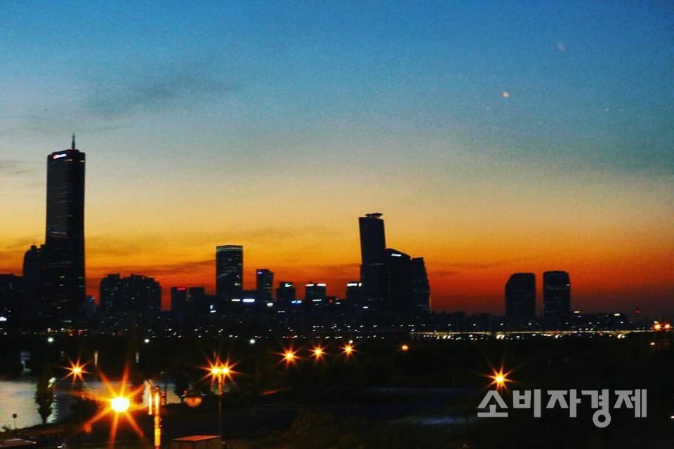 [포토] 동트고 있는 서울, 새벽의 아름다움
