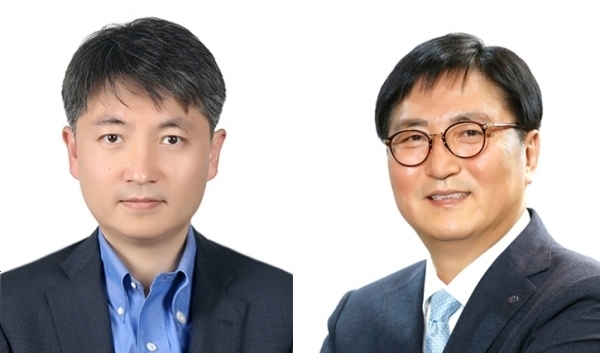 김상우(좌)·박상신 대표이사
