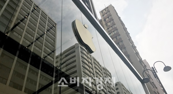 홍콩 침사추이 애플 매장. (사진=오아름 기자)