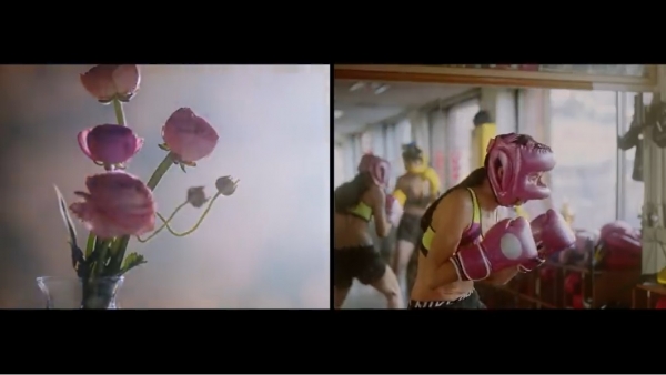 여성을 꽃이 아니라 권투선수로 묘사한 나이키 동영상 광고 (사진=유튜브 캡쳐)