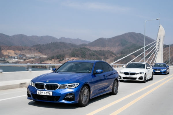 주행중인 BMW 뉴 3시리즈. 사진=BMW코리아