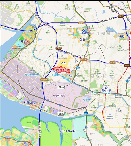 안산신길2지구 현황. 사진=LH한국토지주택공사