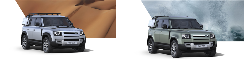 미지의 영역 정복을 위한 익스플로러팩과 모험을 즐기는 운전자를 위한 어드벤처팩. 사진=재규어 랜드로버 코리아