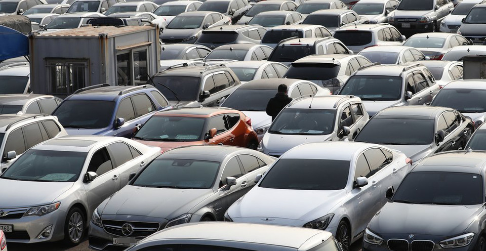 중고차매매단지. 연합뉴스