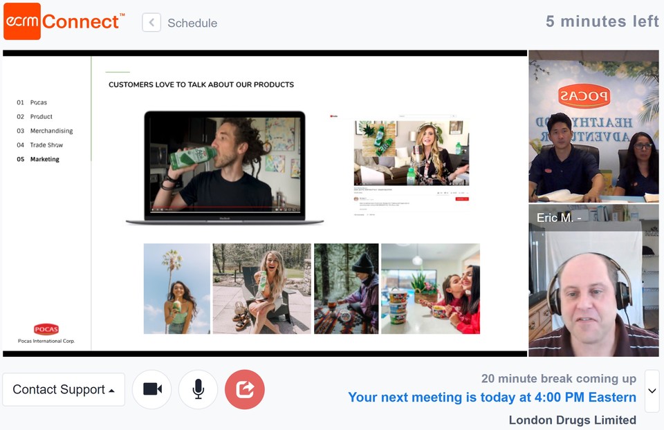 온라인 ECRM벤더박람회. 사진 aT