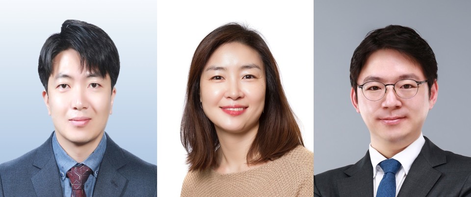 서경배과학재단 2020년 선정자. 왼쪽부터 노성훈 교수, 이주현 교수, 조원기 교수