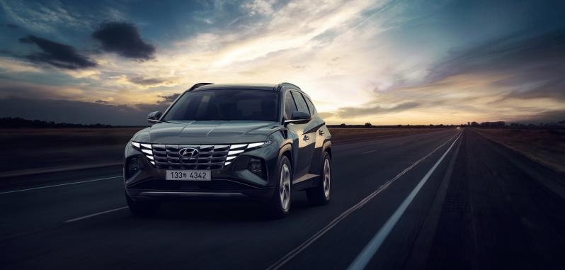 현대차는 15일 세계 최초 공개 이벤트를 통해 올뉴 투싼(4세대 투싼)을 공개했다. 사진=현대자동차