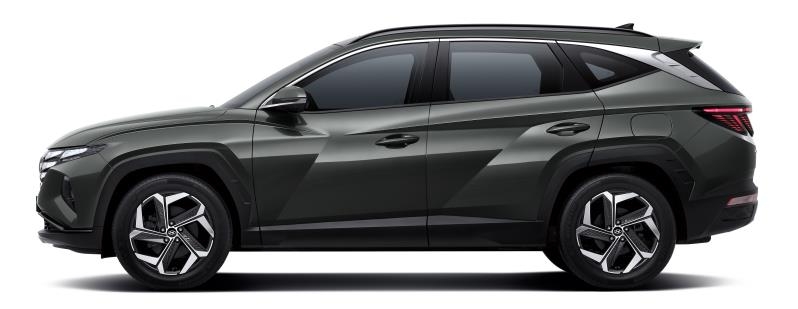 올 뉴 투싼(4세대 투싼)의 측면 모델링. 사진=현대자동차