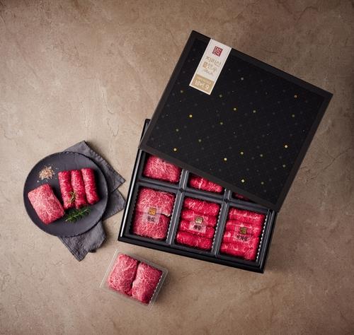 롯데마트의 지리산 1++ No.9 선물세트 1호