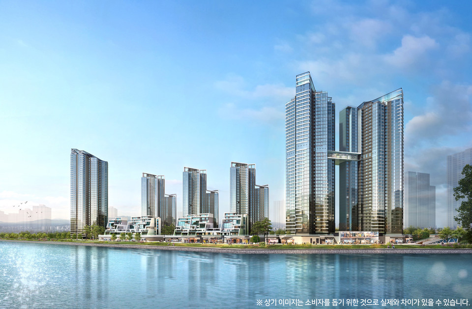 송도자이크리스탈오션 투시도. 사진=GS건설