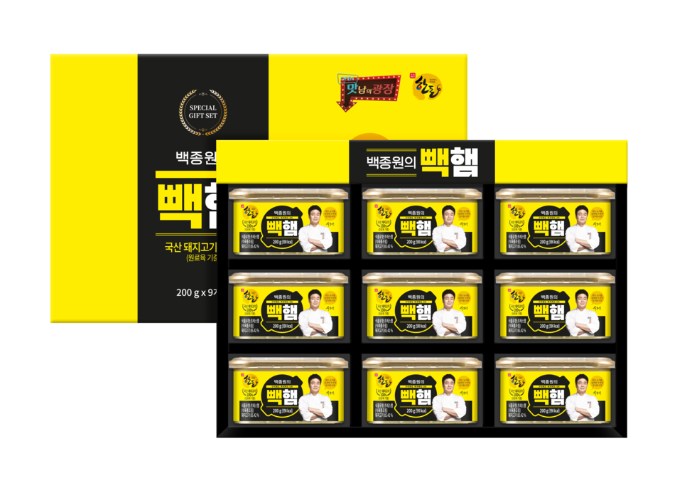 한돈 뒷다리살을 활용한 캔햄인 ‘빽햄’ 제품 . 사진=더본코리아