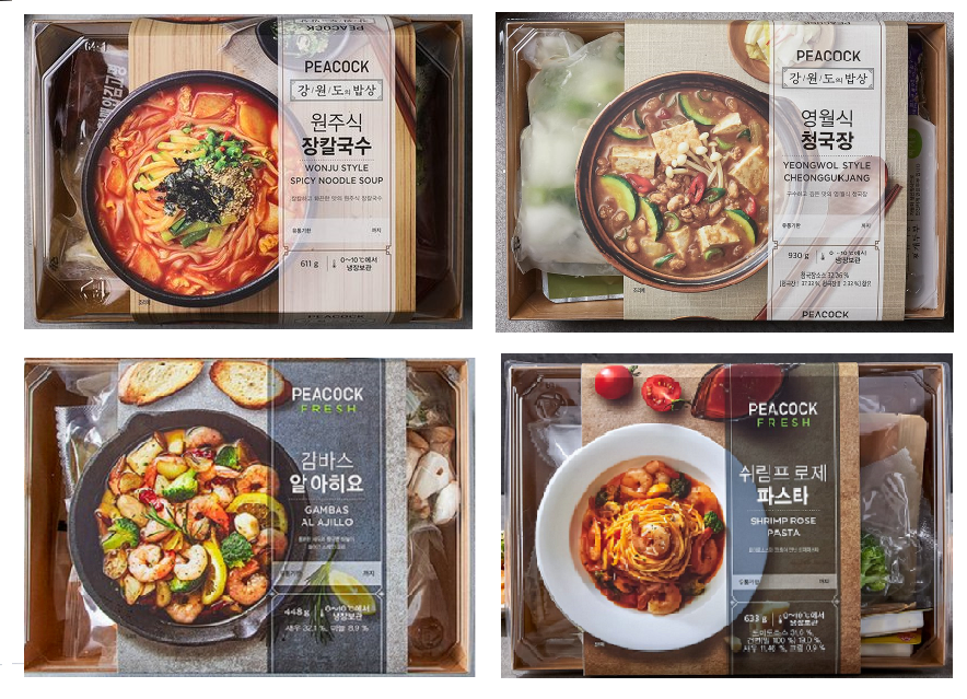 이마트24에서 판매하는 피코크 밀키트 상품 사진=이마트24