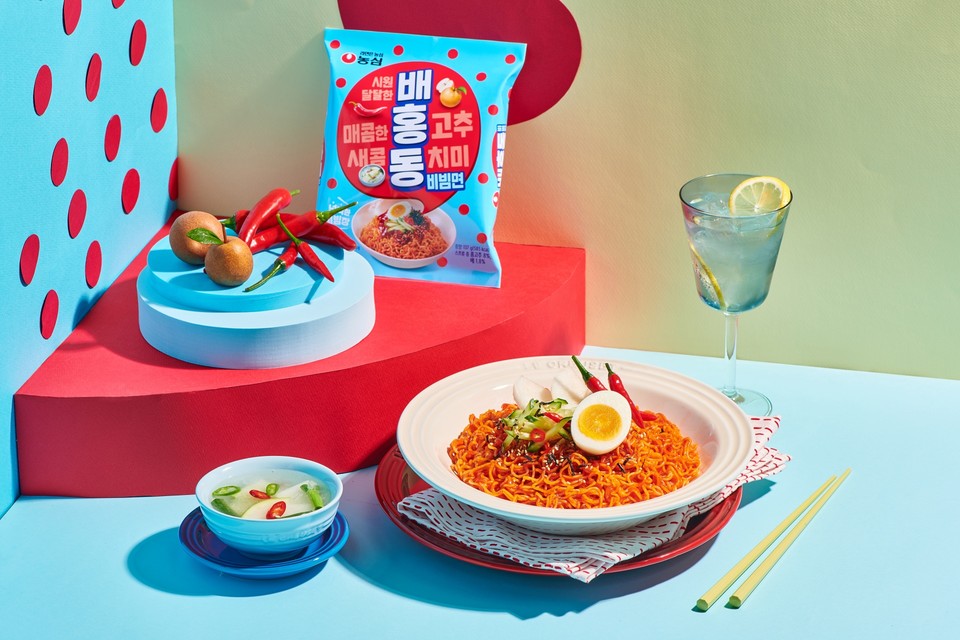 농심 비빔면 배홍동