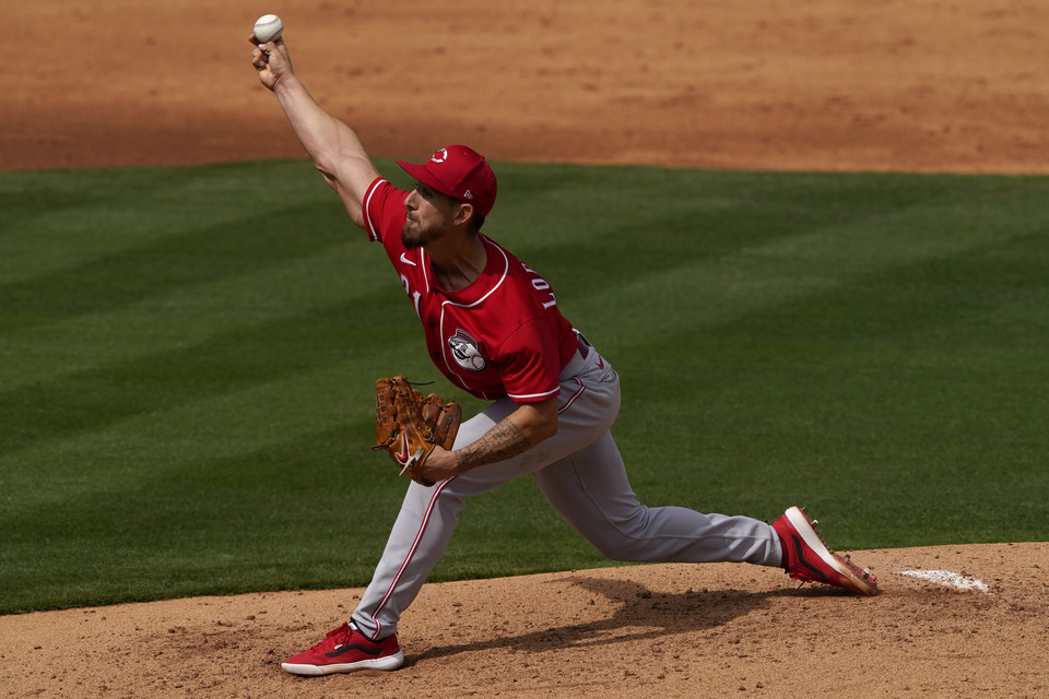 신시내티의 이도류 투수 마이클 로렌젠이 오타니에게 연타석 홈런 허용하고 말았다. 연합뉴스