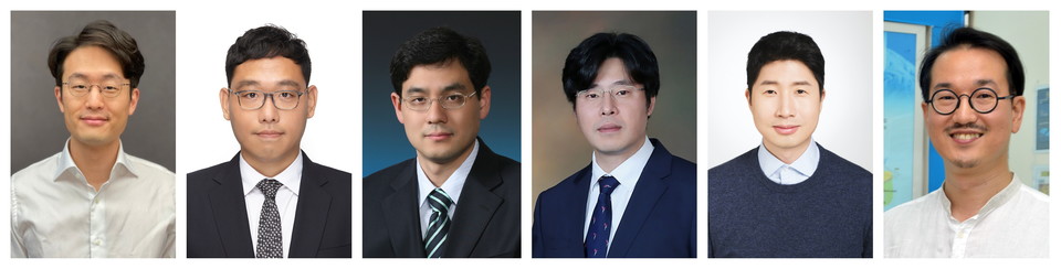 2021년 상반기 ‘삼성미래기술육성사업’ 지원 과제 선정 교수. 왼쪽부터  서울대 류경석·포스텍 황승준 ·서강대 조규봉·디지스트 조창의·서울대 김건희·충북대 김기웅 교수 사진=삼성전자