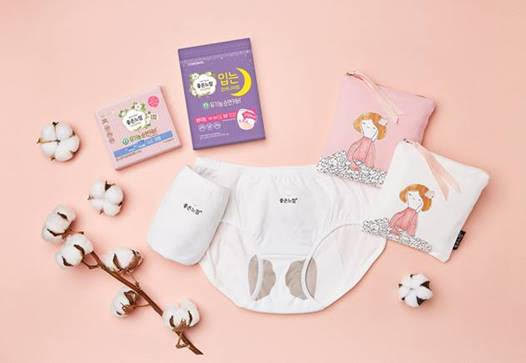 유한킴벌리의 처음생리팬티
