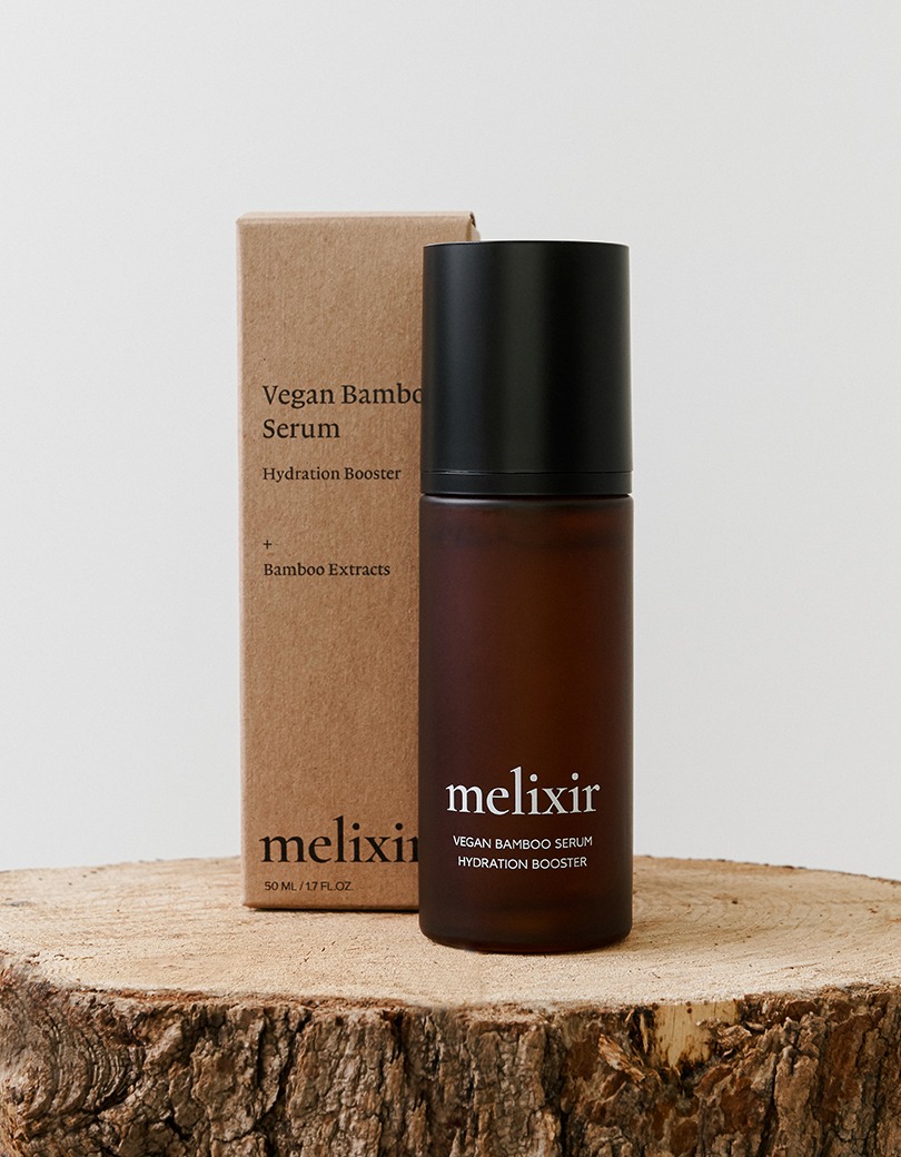 국내 최초 비건 스킨케어 브랜드 멜릭서의 ‘비건 뱀부 세럼’ 사진=멜릭서