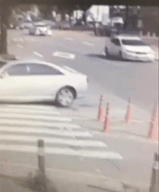 사고 당시가 찍힌 영상. 사진=보배드림