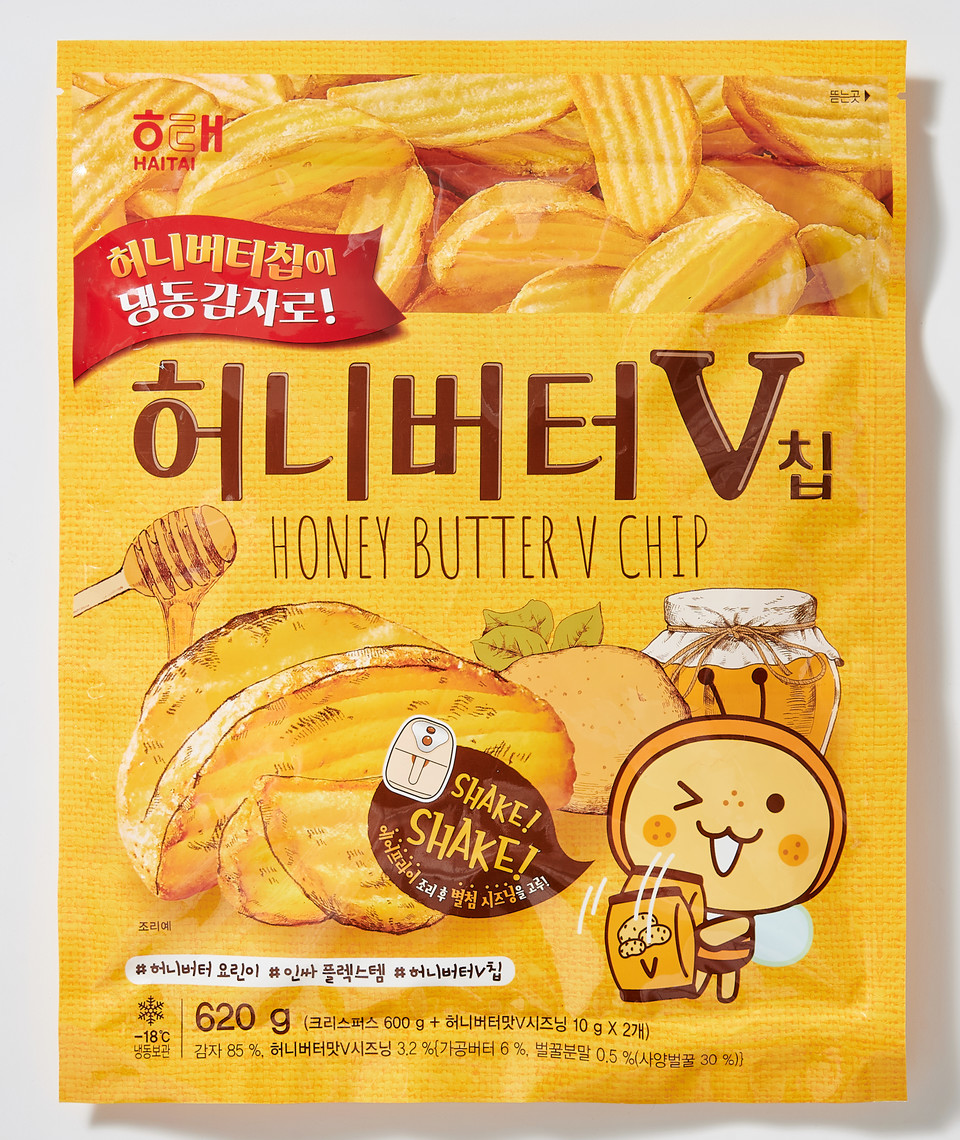 롯데마트의 ‘허니버터 V칩’ 사진=롯데마트