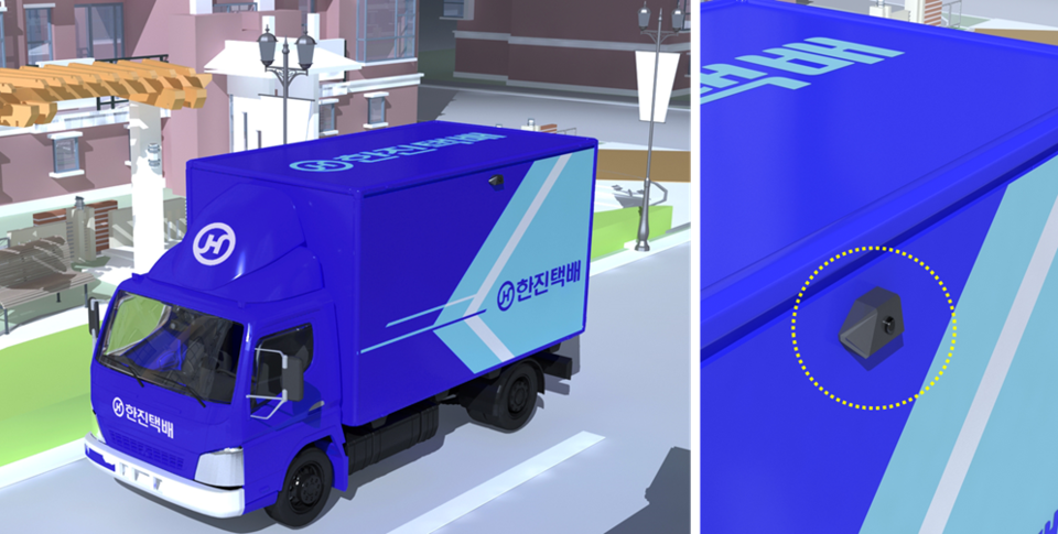 ㈜한진은 자사의 택배차량을 활용해 거리뷰 촬영 및 도로정보 DB를 수집하는 신사업에 나선다. 사진=(주)한진