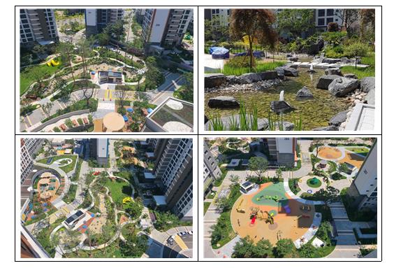 평택고덕 신혼희망타운 단지 조경 사진=LH