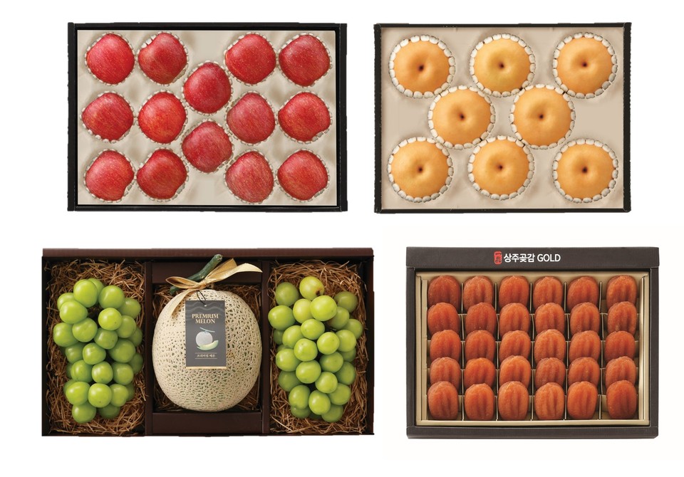 이마트의 리미티드딜 과일 선물세트 4종. 사진=이마트