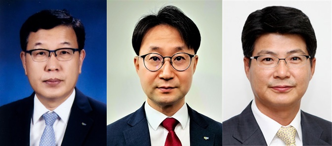 사진 왼쪽부터 김동완, 심현구, 이성주 이사 [사진=신용보증기금]