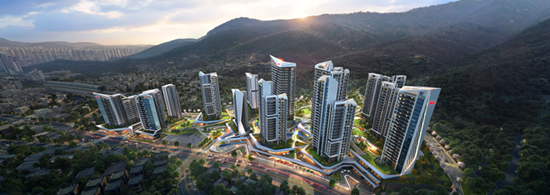 상계1 재정비 촉진구역 조감도. HDC현대산업개발은 서울 노원구 상계1 재정비 촉진구역 주택재개발사업을 수주해 실적 1조원을 돌파했다고 밝혔다. [사진=HDC현대산업개발]