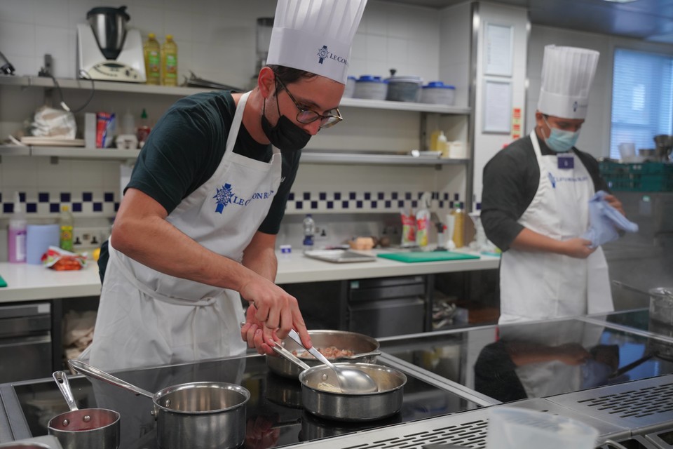 영국 종가집 김치 블라스트 요리대회 경연 모습  [사진=대상(주)]