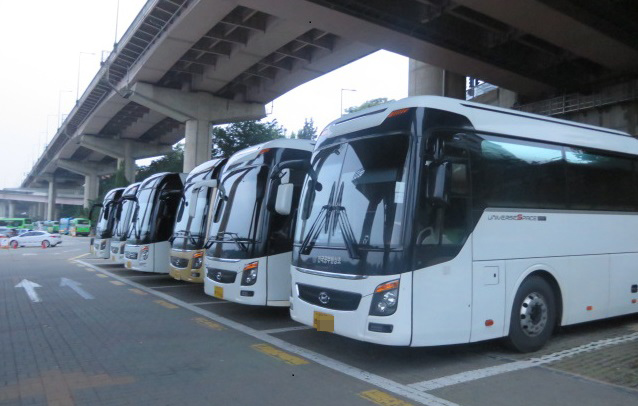서울시 강남구 탄천주차장 [사진=전국특수여객연합회]