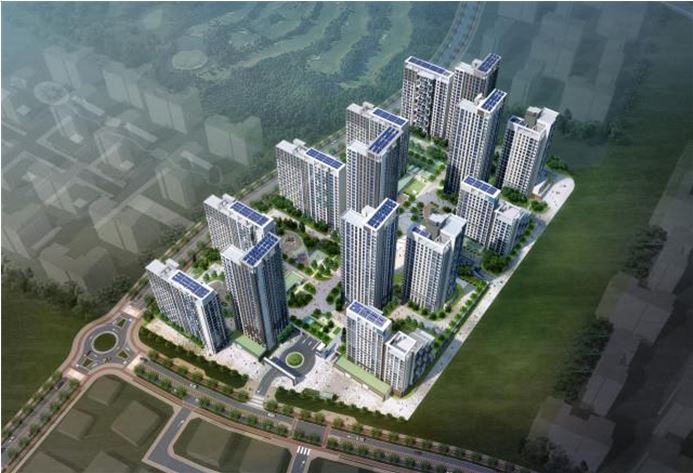 행복중심복합도시6-3M2블록 공공분양주택 조감도  [사진=LH]