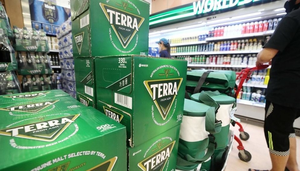 하이트진로의 맥주 브랜드 테라 [연합뉴스]