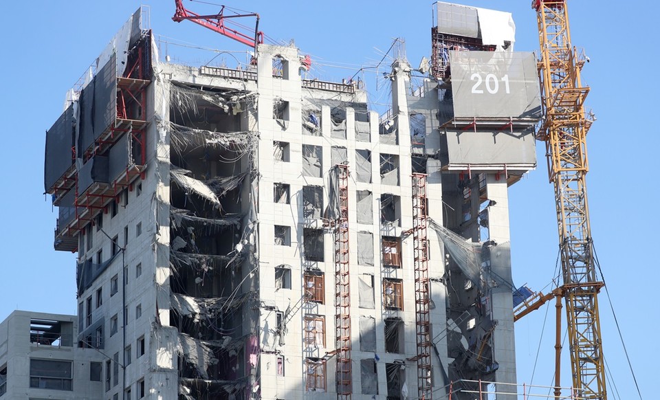 광주 화정아이파크 붕괴 사고 현장 [사진=연합뉴스]