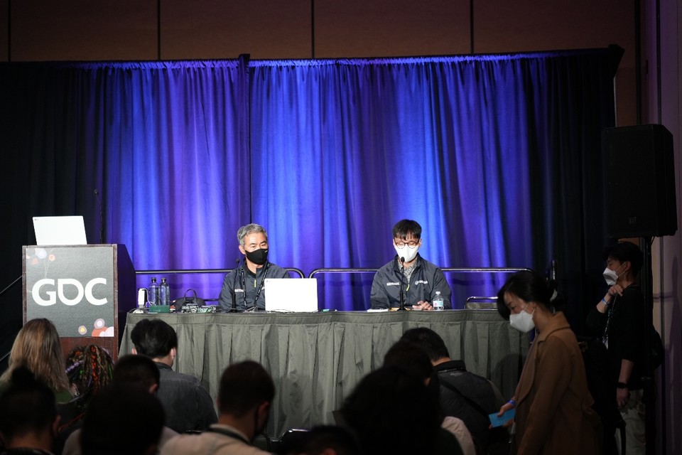 위메이드는 GDC2022에 참가해 위믹스 등 블록ㅊ인 시스템을 소개했다. [사진=위메이드]