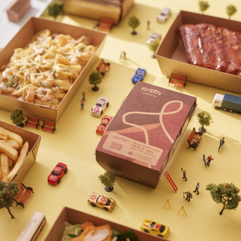 아웃백스테이크하우스 딜리버리 서비스 이미지 [사진=bhc그룹]