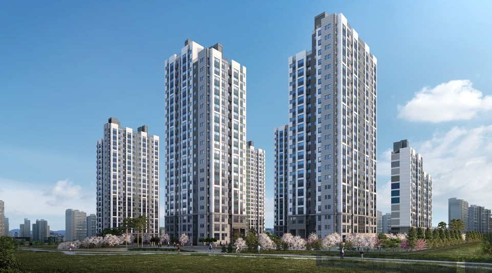 서산 테크노밸리 우미린 투시도 [사진=우미건설]