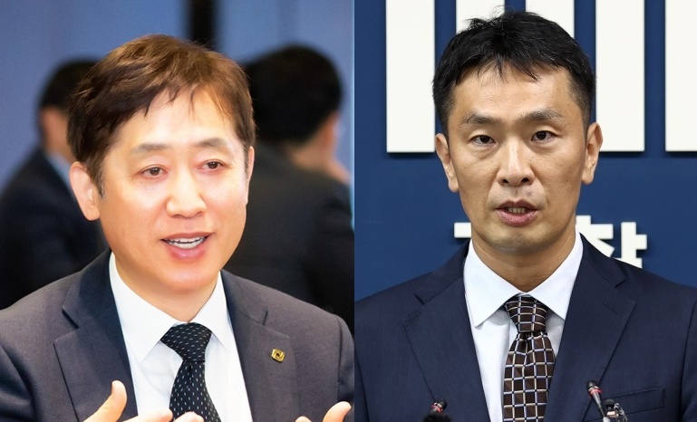 왼쪽부터 김주현, 이복현[사진=연합뉴스]