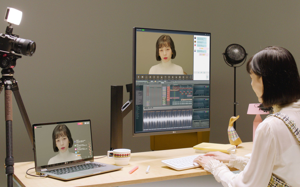 고화질과 편의성을 잡은 프리미엄 모니터 [사진=LG전자]