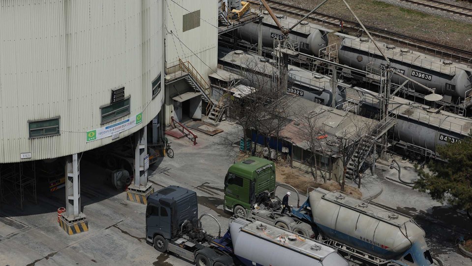 수도권의 한 시멘트 공장 [사진=연합뉴스]