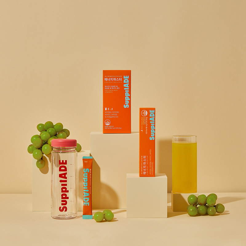 미디어커머스 전문 회사 다다엠앤씨가 마시는 건강기능식품 브랜드 ‘서플리에이드’를 론칭한다. [사진=다다엠앤씨]