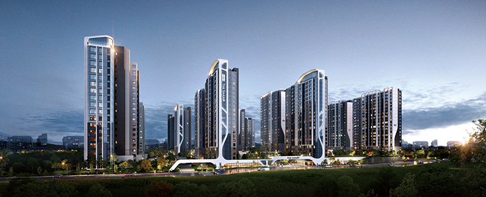 수원 영통 벽절골 주공8단지 리모델링 투시도 [사진=포스코건설]