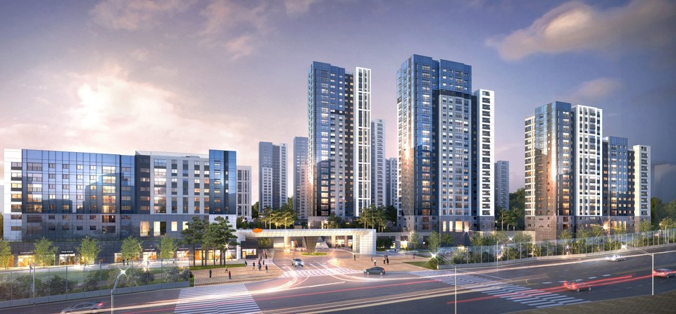 e편한세상 옥정 리더스가든 투시도 [사진=DL이앤씨]