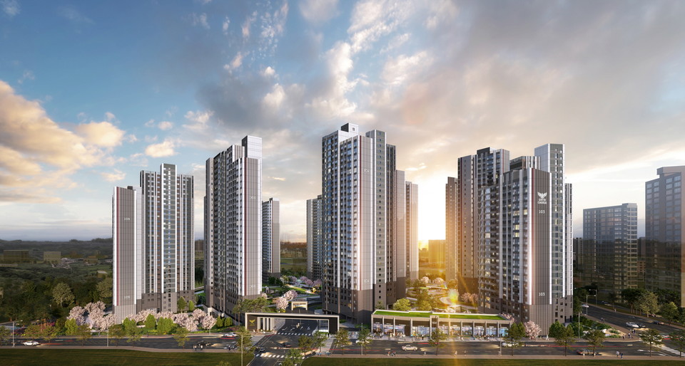 천안 롯데캐슬 더 청당 투시도. 이 사진은 실제와 다를 수 있습니다. [사진=롯데건설]