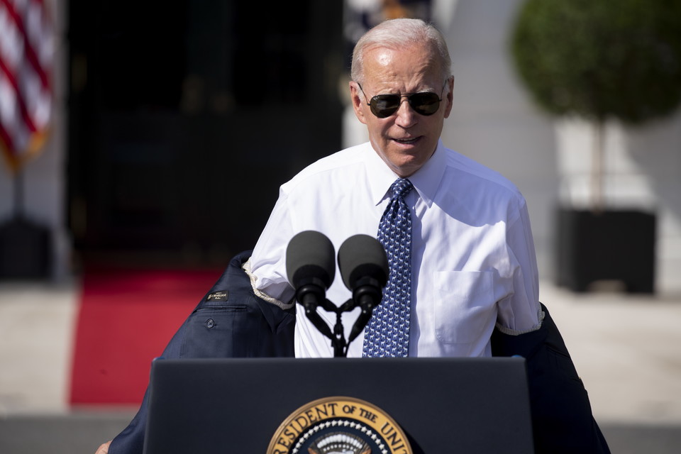 인플레이션 감축법(IRA) 기념 행사에 참여한 바이든 미국 대통령 [사진=연합뉴스]