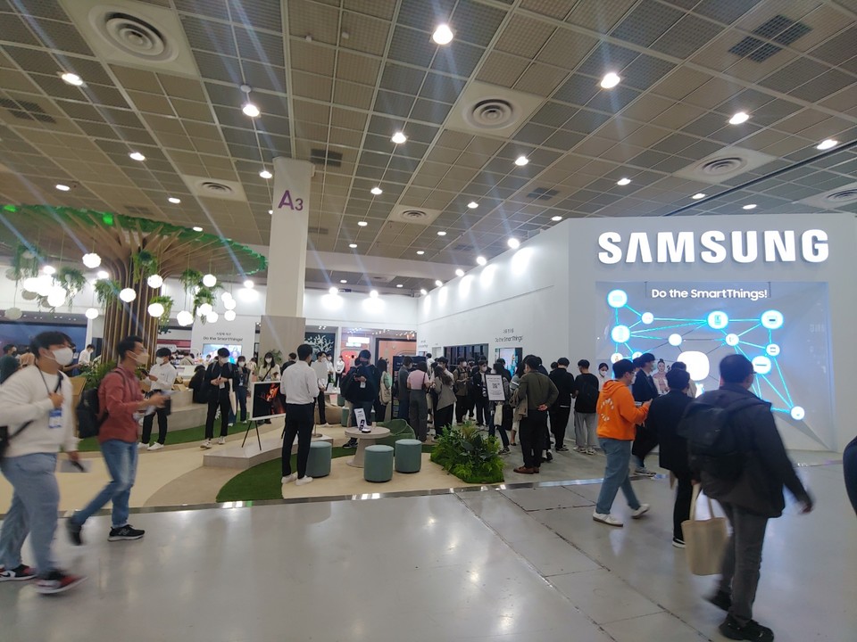 삼성전자 부스 [사진=문재호 기자]