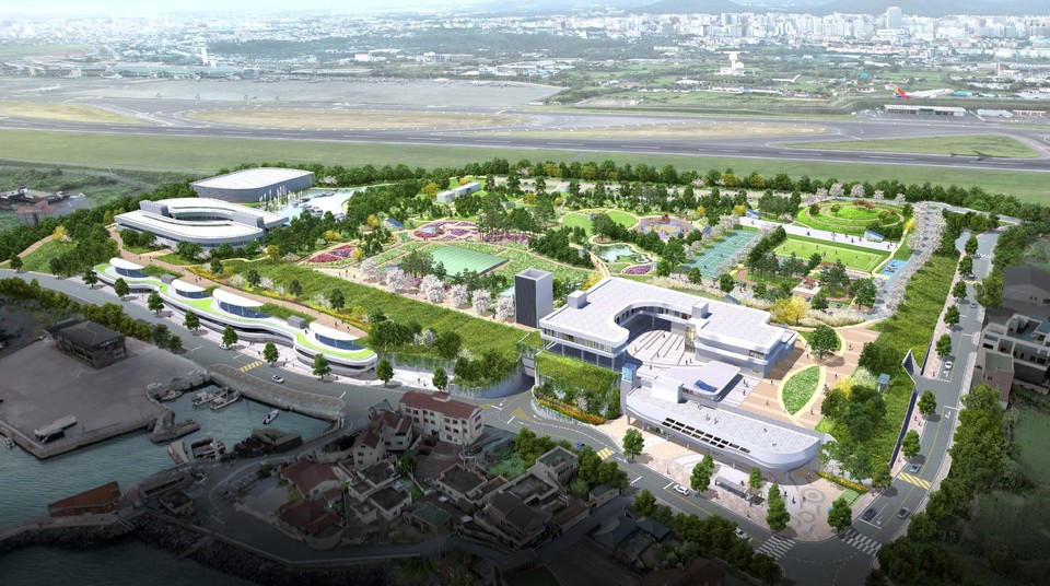 금호건설은 한국환경공단에서 발주하고 제주특별자치도를 수요처로 하는 ‘제주공공하수처리시설 현대화사업’을 수주했다. 사진은 제주공공하수처리시설 현대화사업 조감도 [사진=금호건설]