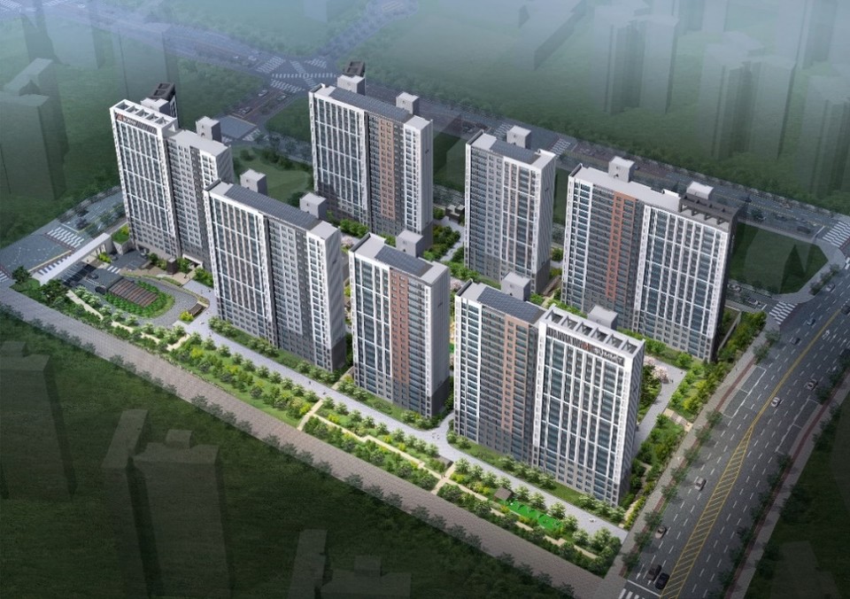 파주 운정신도시 호반 써밋 웨스트파크 조감도 [사진=호반산업]