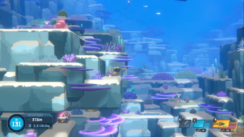 수려한 배경이 마음을 두들긴다. [사진=데이브 더 다이버 인게임 캡쳐]