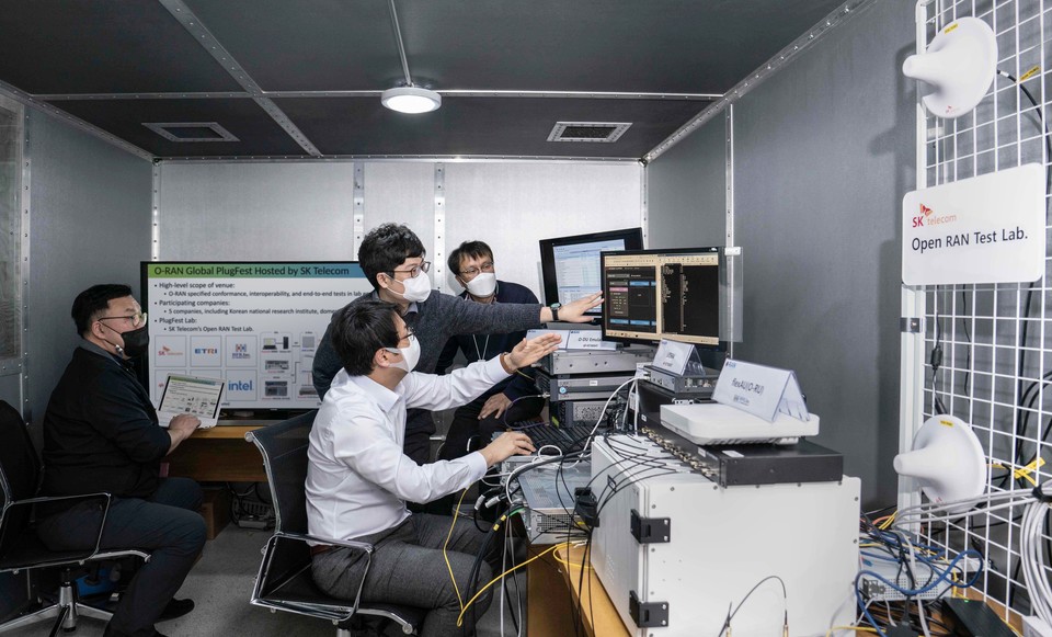 SK텔레콤, 한국 오픈랜 장비·기술력 글로벌 무대에 알렸다[사진=SK텔레콤]