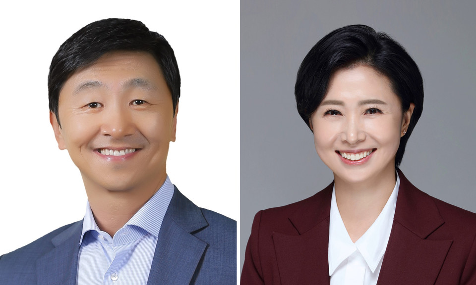 이창엽 롯데제과 대표(왼쪽), 김혜주 롯데멤버스 대표(오른쪽) [사진=롯데그룹]